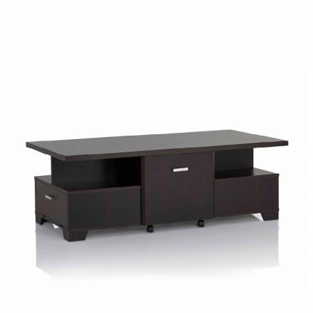 طاولة قهوة قابلة للإزالة والتخزين المتحرك.